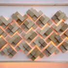 light sculpture wall mounted