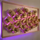 light sculpture wall mounted